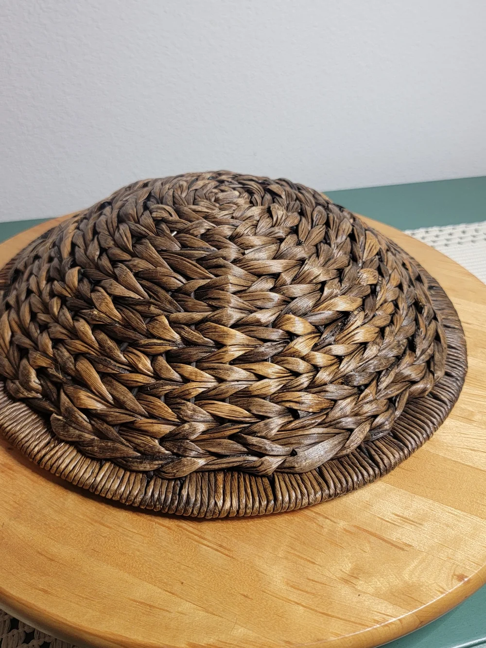 Source Unknown Handwoven Seagrass Basket - Brown